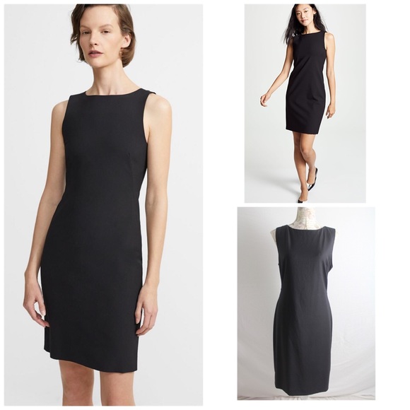 theory black sheath dress
